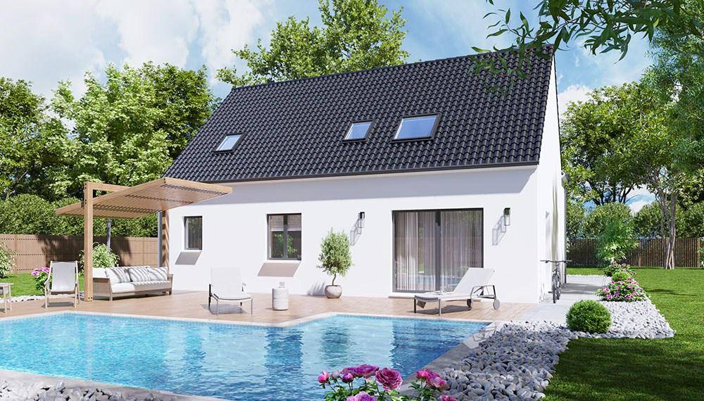 Programme terrain + maison à Soissons en Aisne (02) de 109 m² à vendre au prix de 215258€ - 1