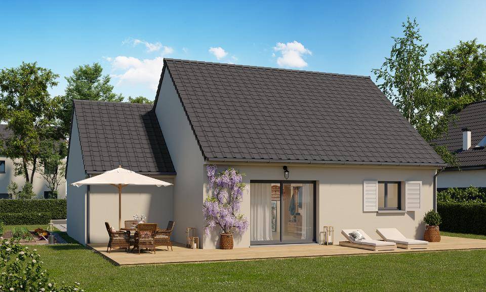 Programme terrain + maison à Bray-sur-Seine en Seine-et-Marne (77) de 71 m² à vendre au prix de 205000€ - 2