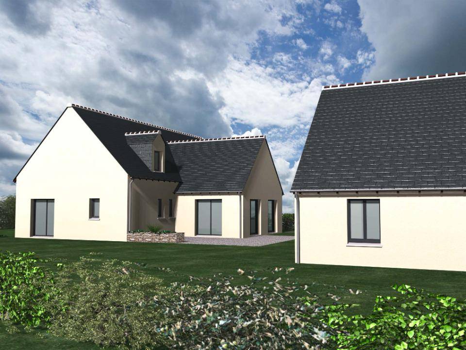 Programme terrain + maison à Francueil en Indre-et-Loire (37) de 180 m² à vendre au prix de 448000€ - 2