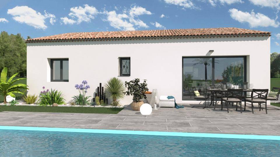 Programme terrain + maison à Grillon en Vaucluse (84) de 90 m² à vendre au prix de 260000€ - 3
