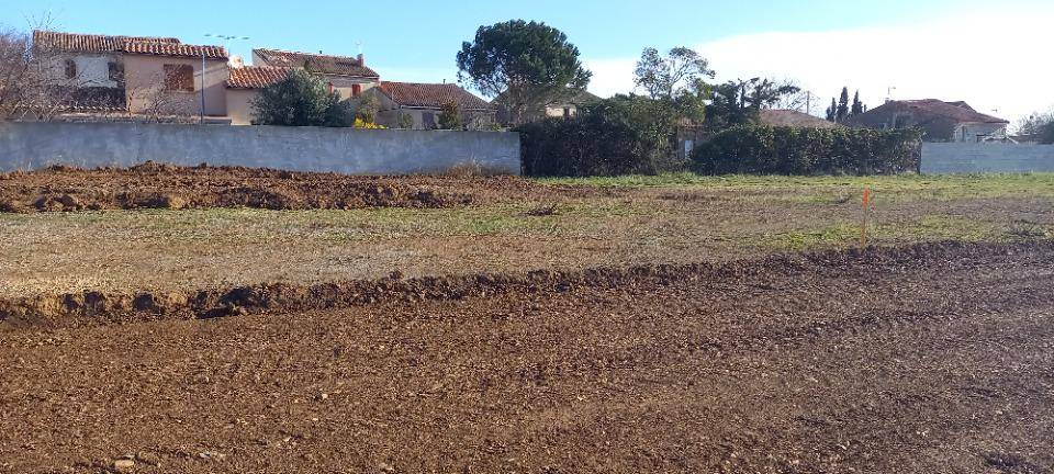 Terrain seul à Pépieux en Aude (11) de 352 m² à vendre au prix de 39900€ - 2