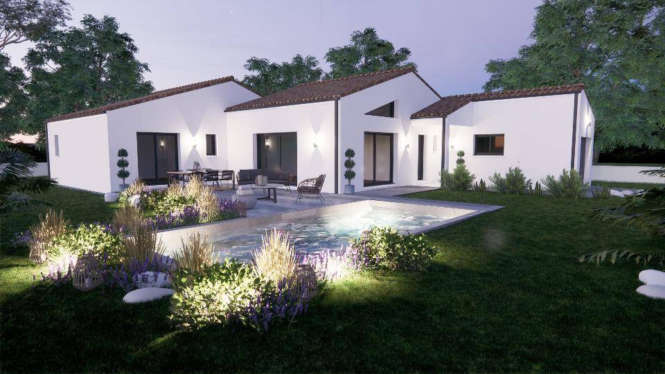 Programme terrain + maison à Puymoyen en Charente (16) de 130 m² à vendre au prix de 670000€ - 3