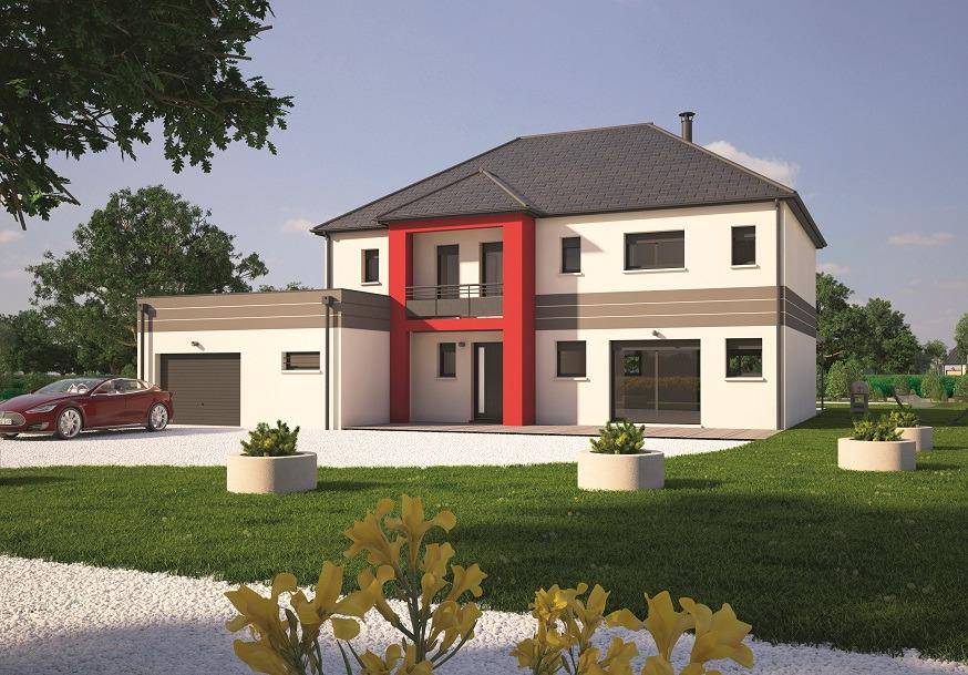 Programme terrain + maison à Le Perrey en Eure (27) de 200 m² à vendre au prix de 443500€ - 1