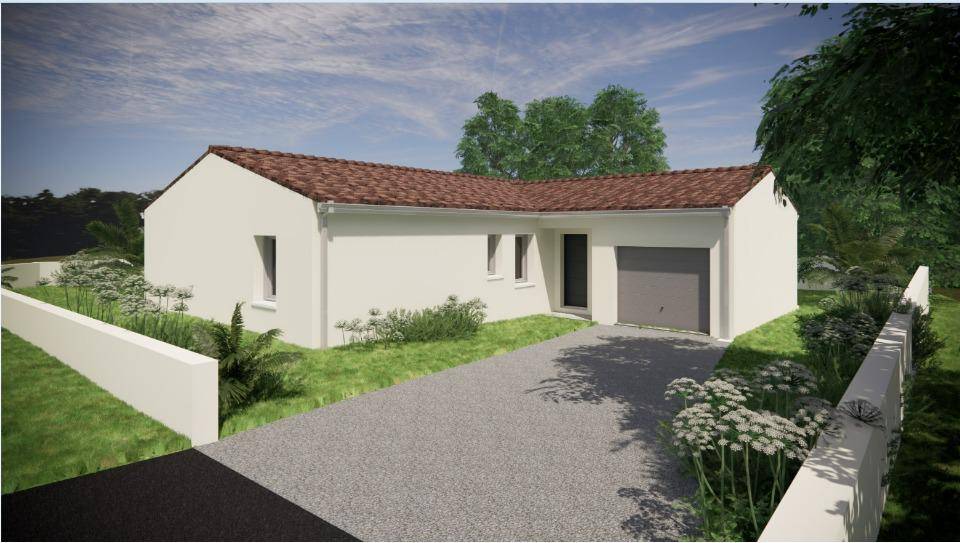 Programme terrain + maison à Tourriers en Charente (16) de 100 m² à vendre au prix de 224800€ - 2