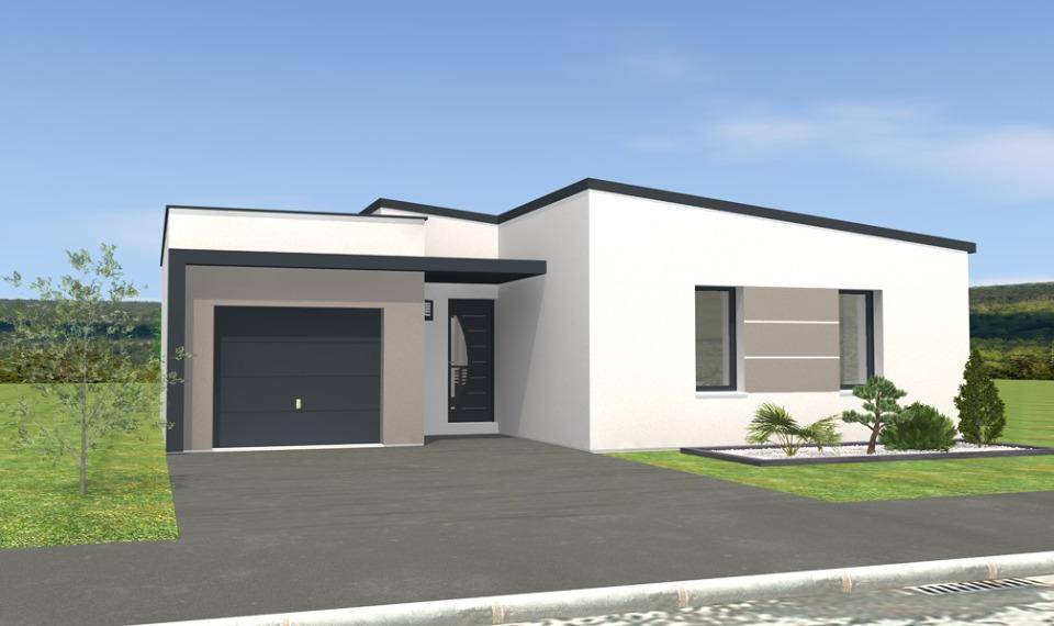 Programme terrain + maison à Saint-Barthélemy-d'Anjou en Maine-et-Loire (49) de 97 m² à vendre au prix de 394000€ - 1
