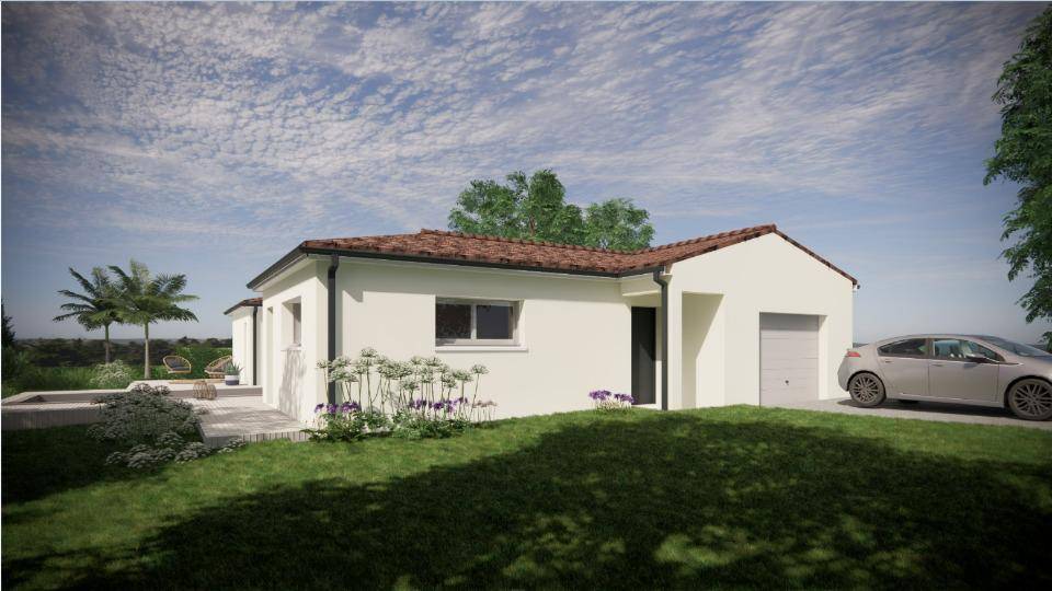Programme terrain + maison à Cozes en Charente-Maritime (17) de 120 m² à vendre au prix de 324000€ - 2