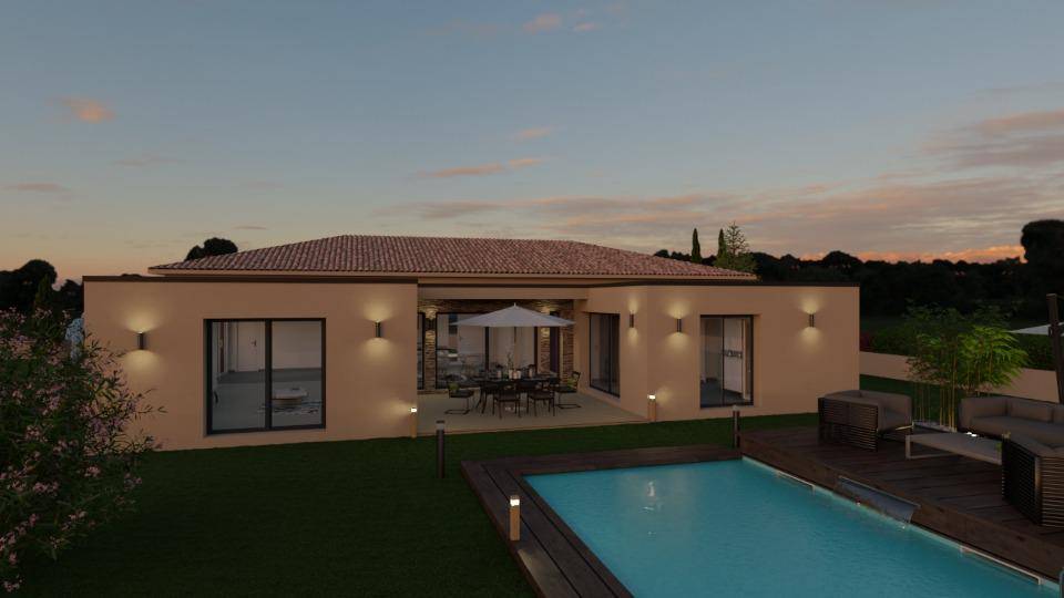 Programme terrain + maison à Besse-sur-Issole en Var (83) de 140 m² à vendre au prix de 445000€ - 1