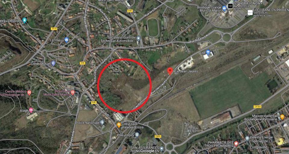 Terrain seul à Mont-Saint-Martin en Meurthe-et-Moselle (54) de 464 m² à vendre au prix de 138000€ - 2
