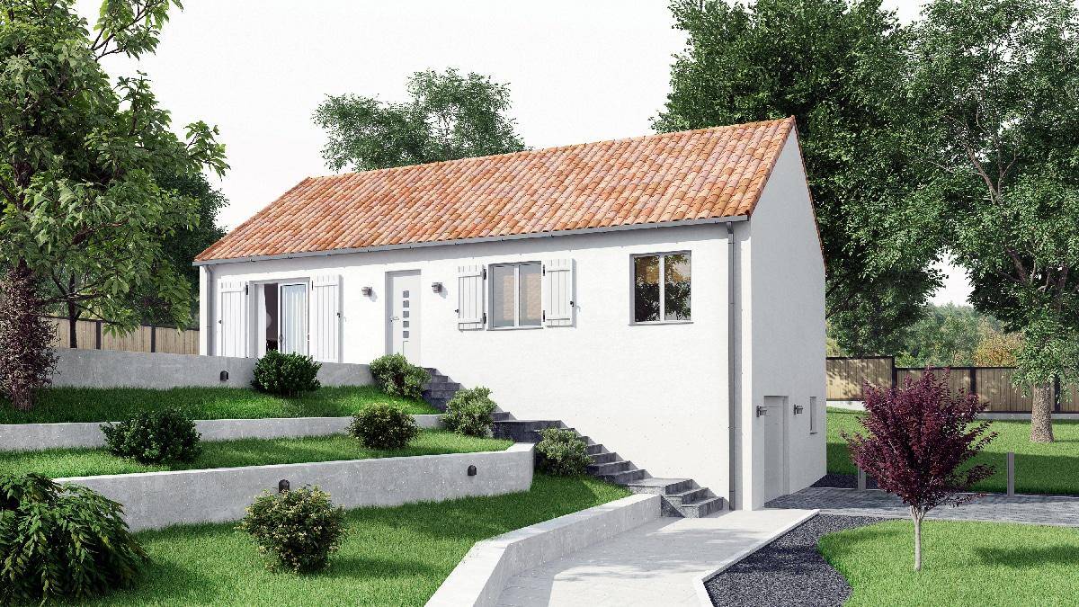 Programme terrain + maison à Chemilly en Allier (03) de 93 m² à vendre au prix de 234805€ - 2