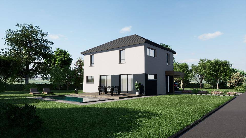 Programme terrain + maison à Wolfgantzen en Haut-Rhin (68) de 119 m² à vendre au prix de 399500€ - 2