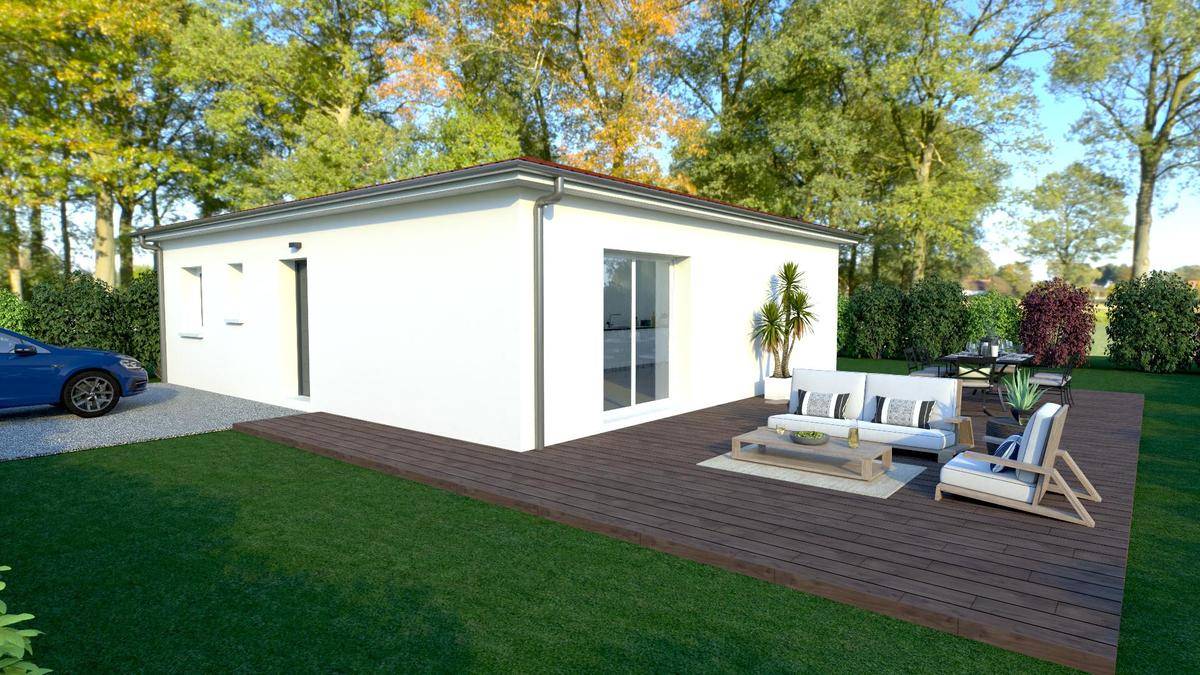 Programme terrain + maison à Cournon-d'Auvergne en Puy-de-Dôme (63) de 83 m² à vendre au prix de 235100€ - 3
