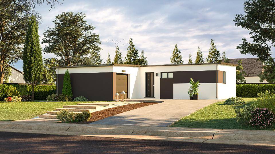 Programme terrain + maison à Derval en Loire-Atlantique (44) de 86 m² à vendre au prix de 249600€ - 1