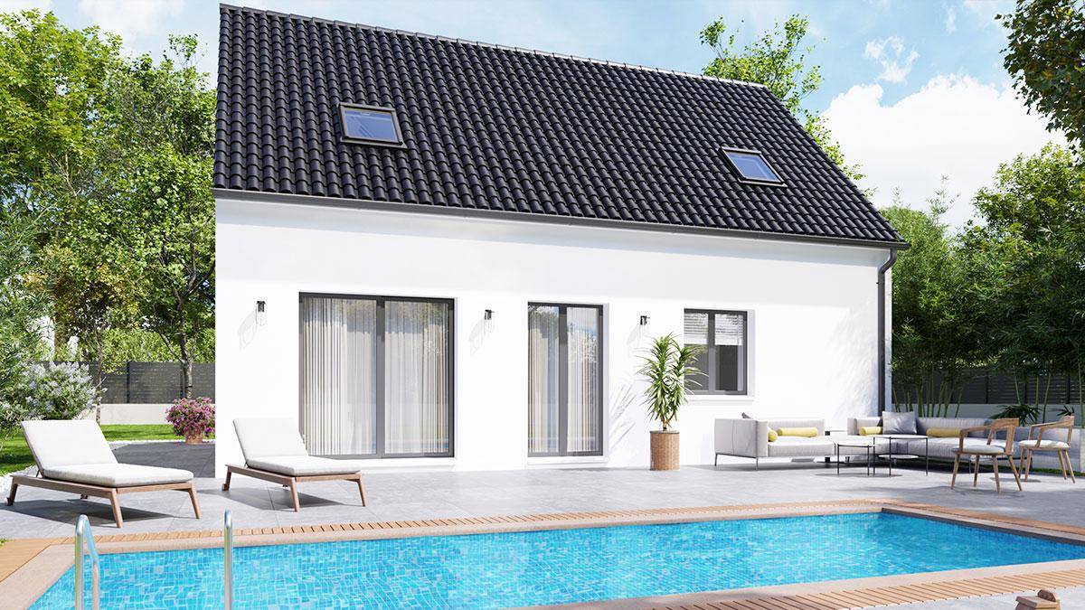 Programme terrain + maison à Bonneval en Eure-et-Loir (28) de 100 m² à vendre au prix de 236797€ - 2