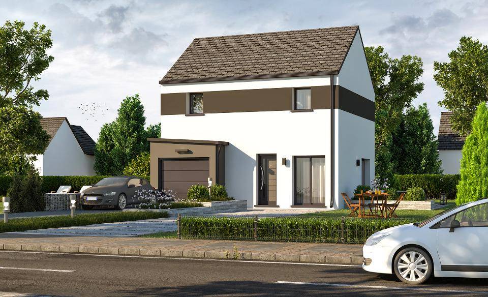 Programme terrain + maison à Lanvallay en Côtes-d'Armor (22) de 73 m² à vendre au prix de 215850€ - 1
