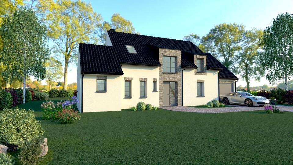 Programme terrain + maison à Tincques en Pas-de-Calais (62) de 140 m² à vendre au prix de 339157€ - 1