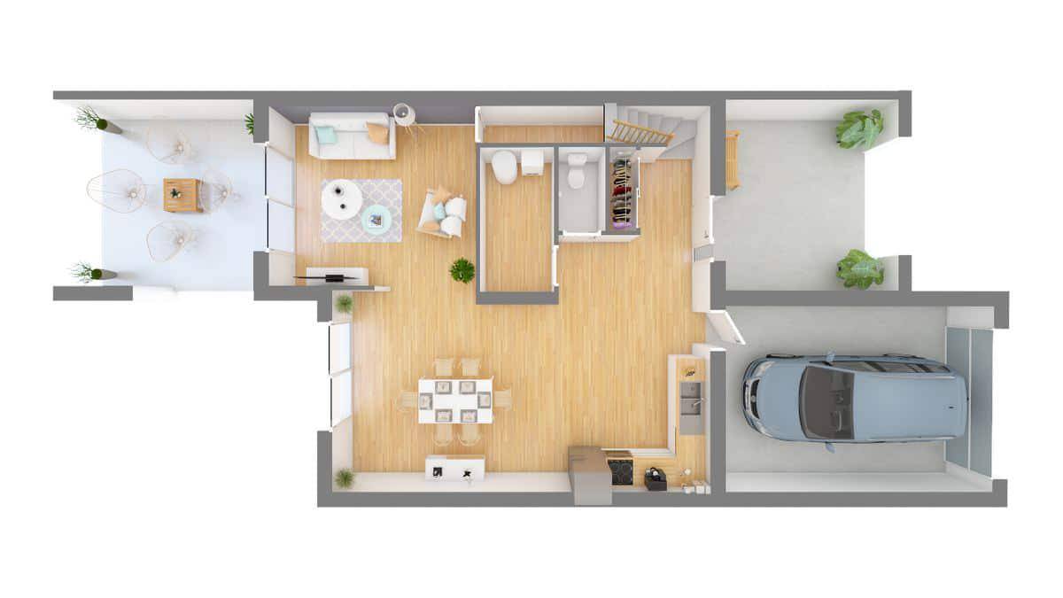 Programme terrain + maison à Thorée-les-Pins en Sarthe (72) de 115 m² à vendre au prix de 218941€ - 4