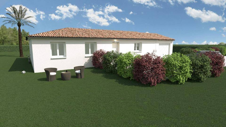 Programme terrain + maison à Roquebrune-sur-Argens en Var (83) de 105 m² à vendre au prix de 488000€ - 3