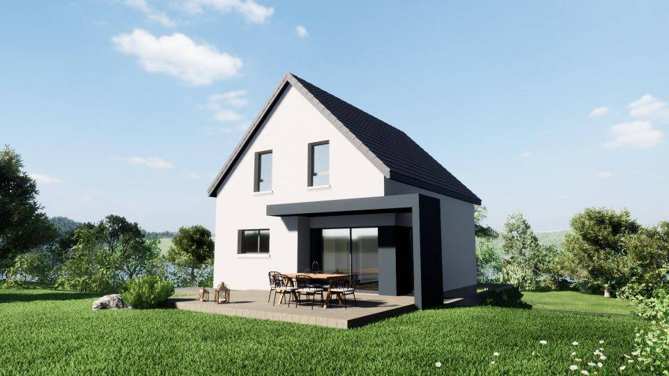 Programme terrain + maison à Schirmeck en Bas-Rhin (67) de 120 m² à vendre au prix de 354600€ - 2