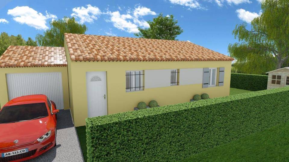 Programme terrain + maison à Aubignosc en Alpes-de-Haute-Provence (04) de 73 m² à vendre au prix de 225000€ - 2