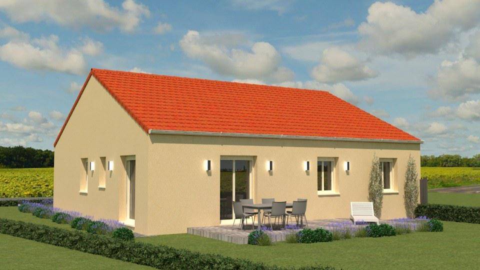 Programme terrain + maison à Les Étangs en Moselle (57) de 90 m² à vendre au prix de 274900€ - 2