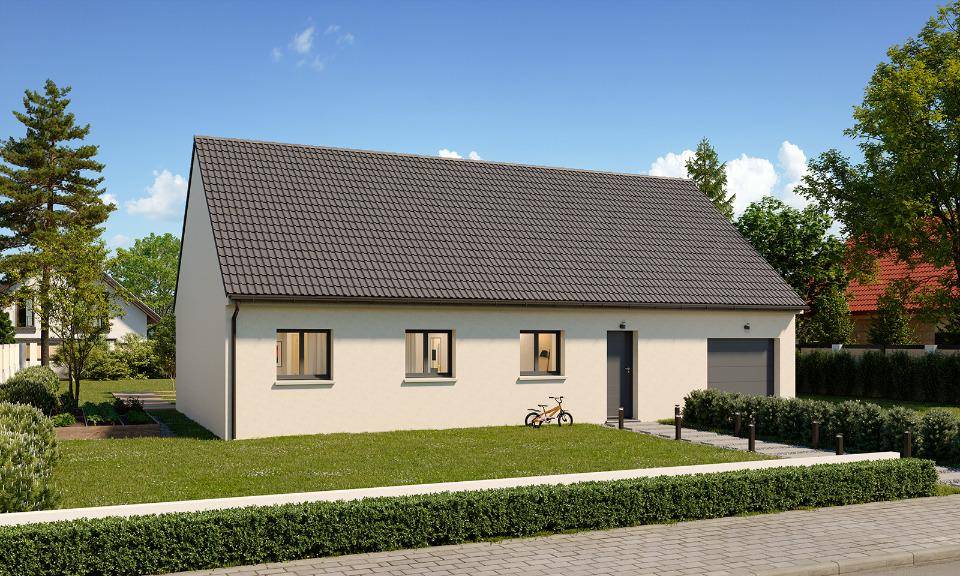 Programme terrain + maison à Flesselles en Somme (80) de 101 m² à vendre au prix de 258916€ - 1