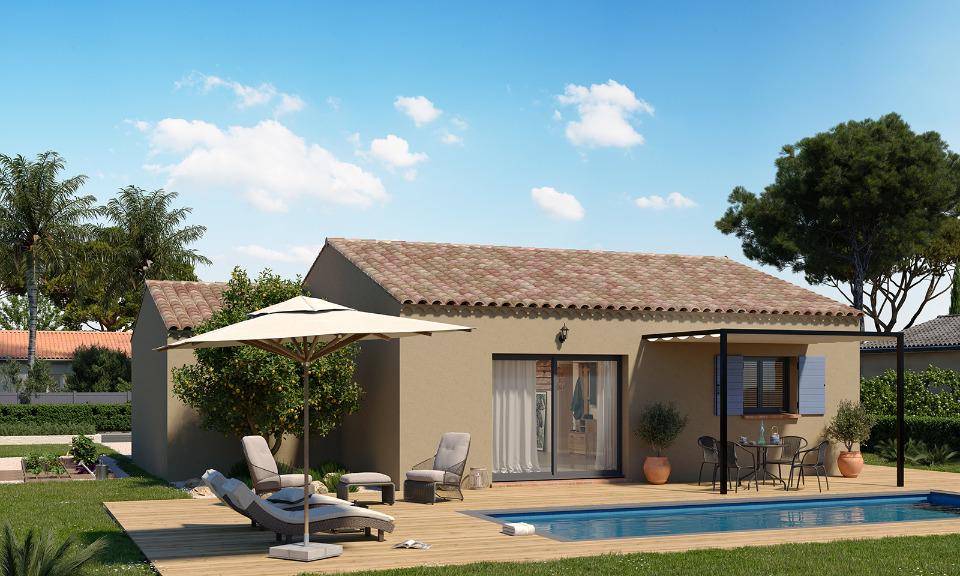 Programme terrain + maison à Bagnols-sur-Cèze en Gard (30) de 71 m² à vendre au prix de 187000€ - 2