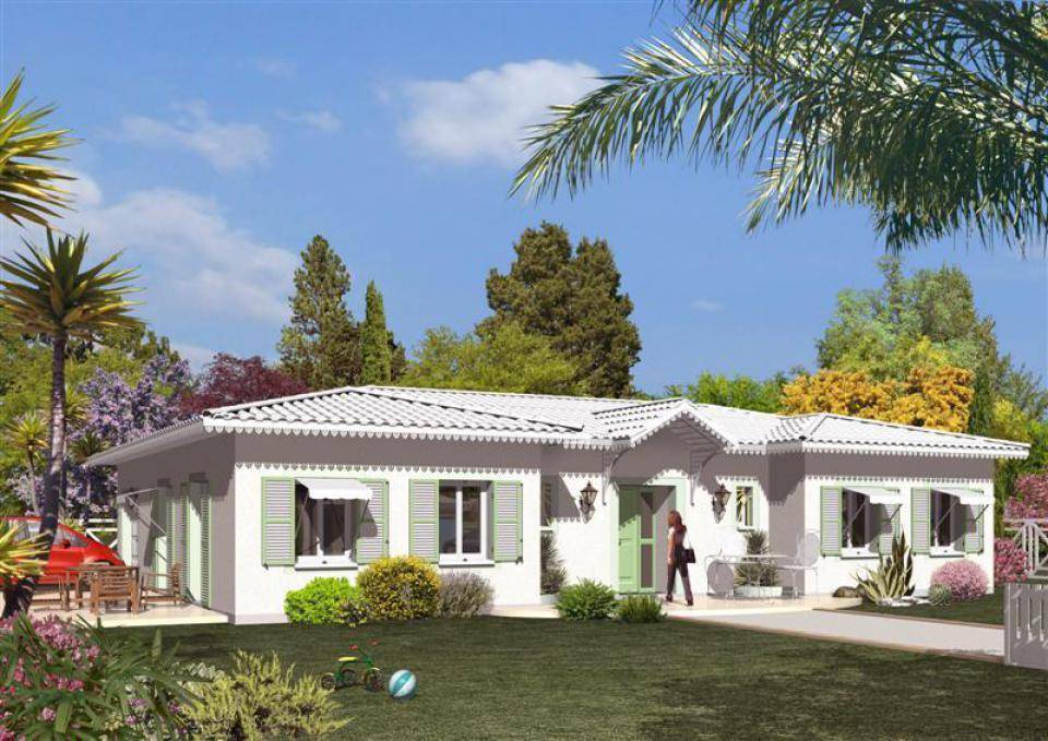 Programme terrain + maison à Le Barp en Gironde (33) de 125 m² à vendre au prix de 371300€ - 1