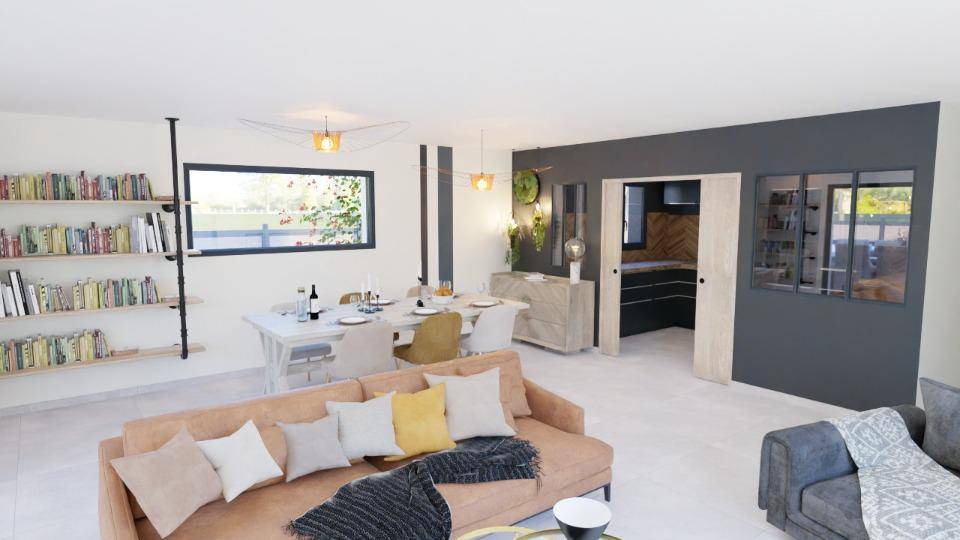Programme terrain + maison à Carnoules en Var (83) de 115 m² à vendre au prix de 535600€ - 4
