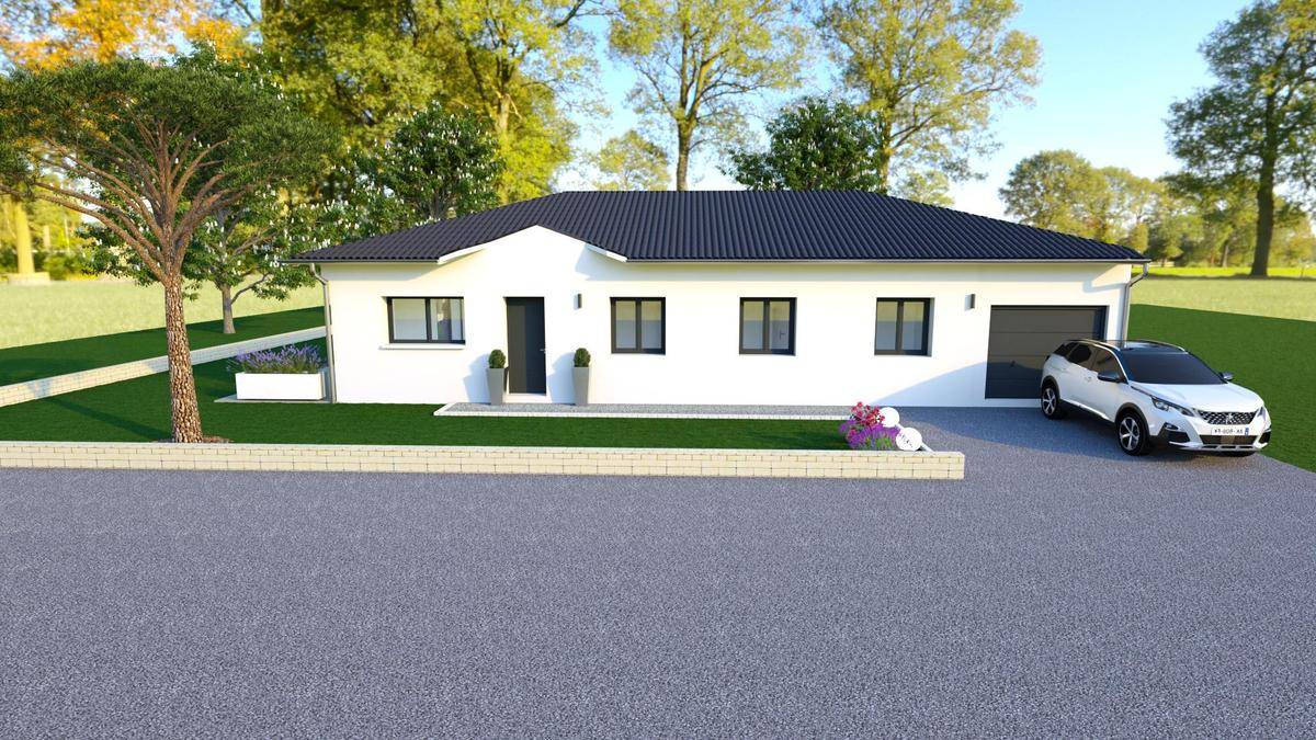 Programme terrain + maison à Taponas en Rhône (69) de 112 m² à vendre au prix de 325000€ - 1