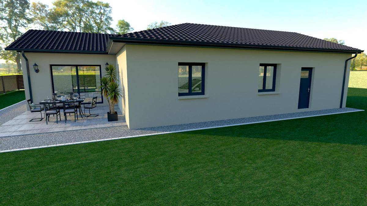 Programme terrain + maison à Vandeins en Ain (01) de 105 m² à vendre au prix de 290000€ - 3