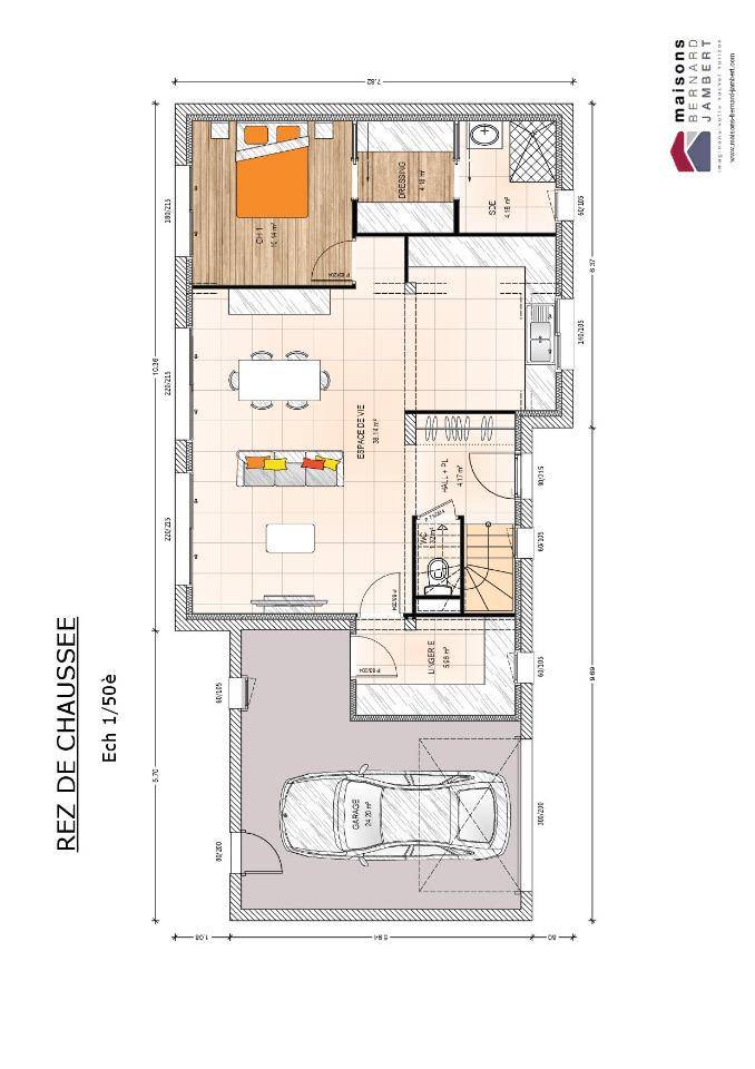 Programme terrain + maison à Toutlemonde en Maine-et-Loire (49) de 100 m² à vendre au prix de 264800€ - 4