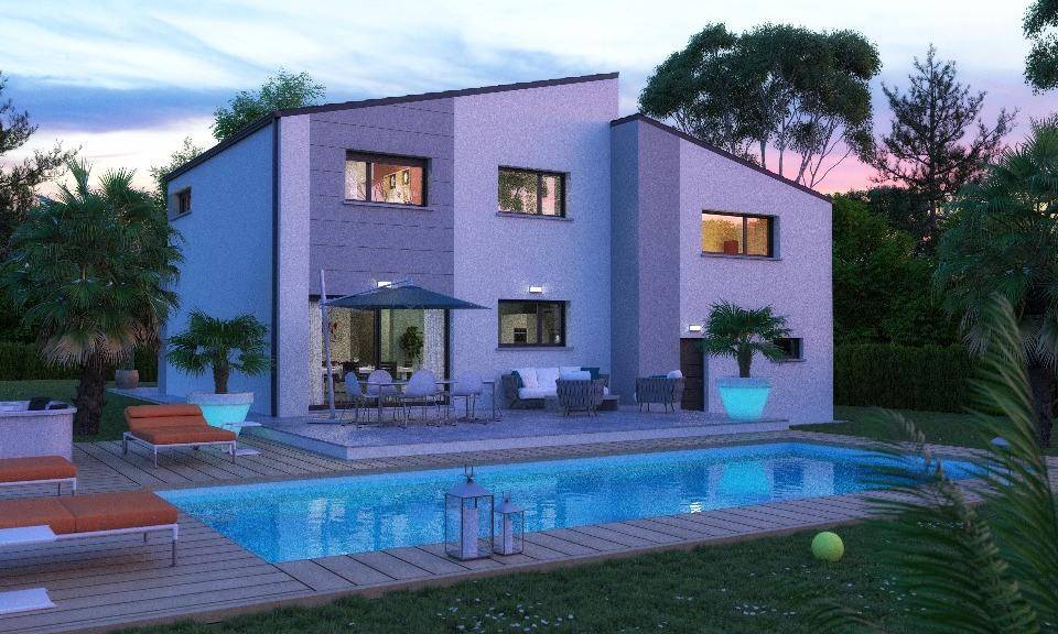 Programme terrain + maison à Pournoy-la-Grasse en Moselle (57) de 130 m² à vendre au prix de 429000€ - 2