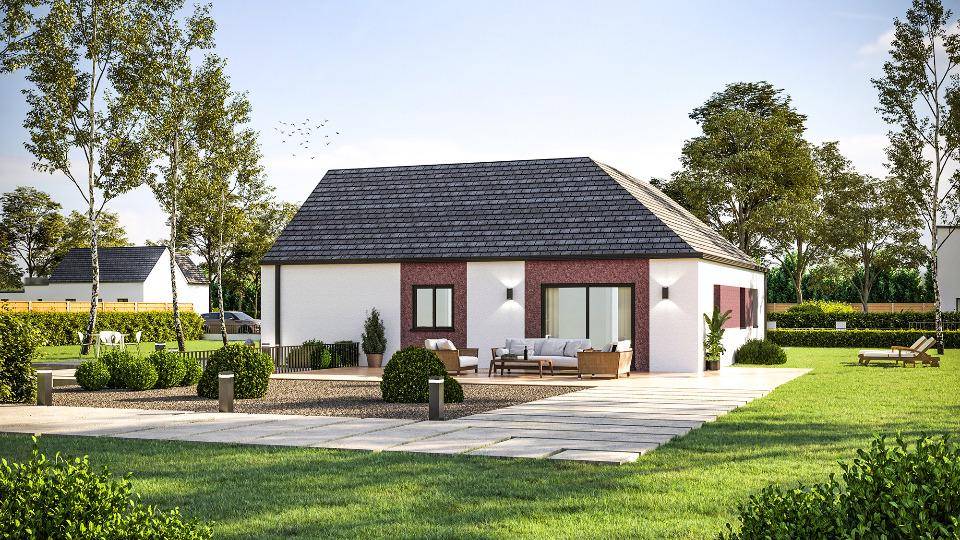 Programme terrain + maison à Pleslin-Trigavou en Côtes-d'Armor (22) de 79 m² à vendre au prix de 246600€ - 2