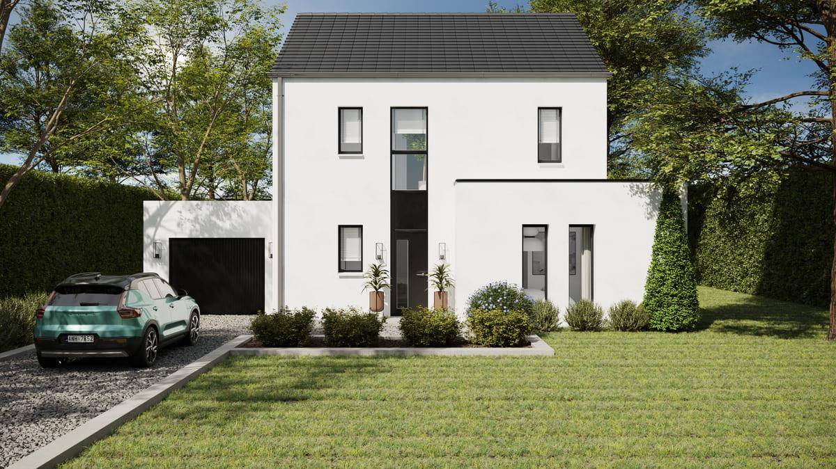 Programme terrain + maison à Chieulles en Moselle (57) de 95 m² à vendre au prix de 352207€ - 1