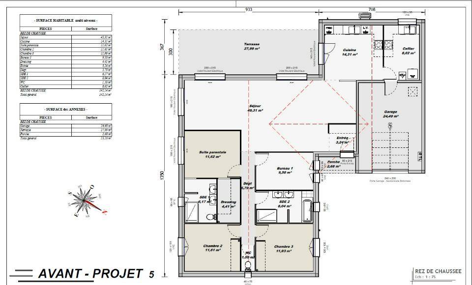 Programme terrain + maison à Saint-Bris-des-Bois en Charente-Maritime (17) de 140 m² à vendre au prix de 289900€ - 4