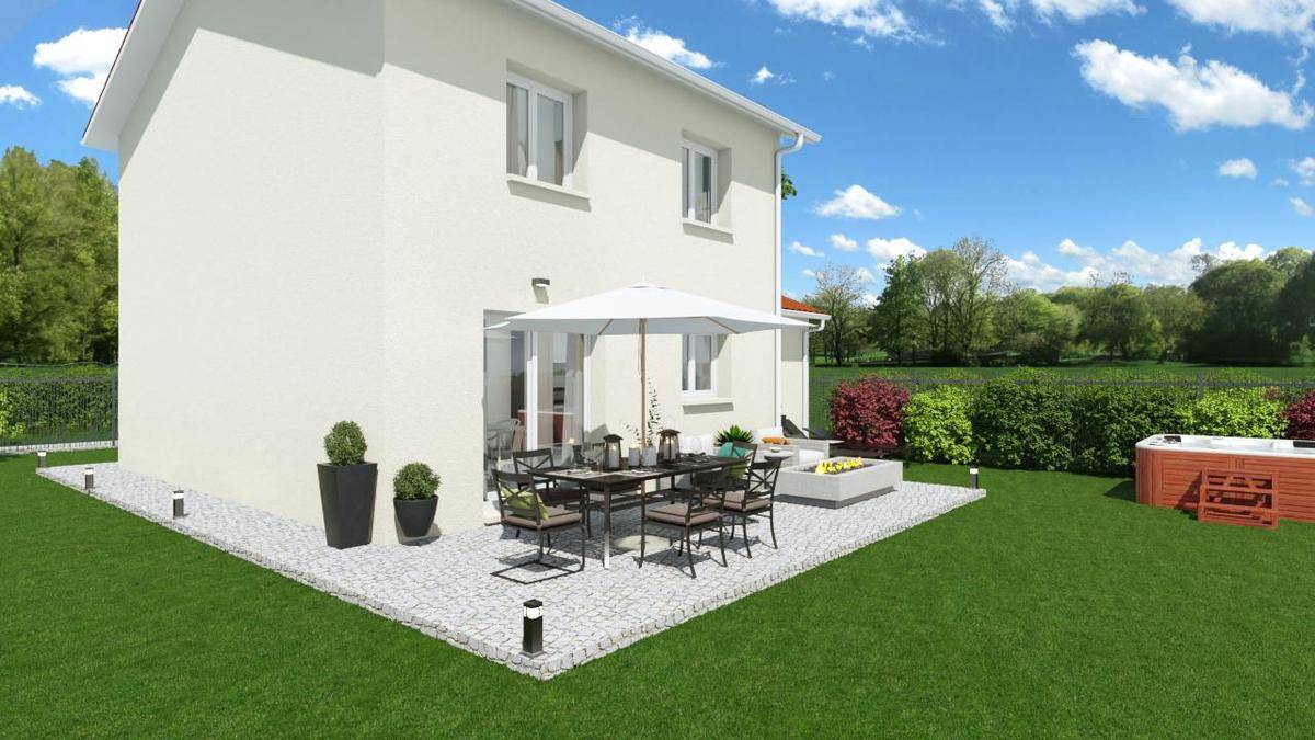 Programme terrain + maison à Artas en Isère (38) de 90 m² à vendre au prix de 259487€ - 4