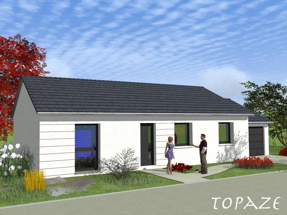 Programme terrain + maison à Rémilly en Moselle (57) de 90 m² à vendre au prix de 279000€ - 1