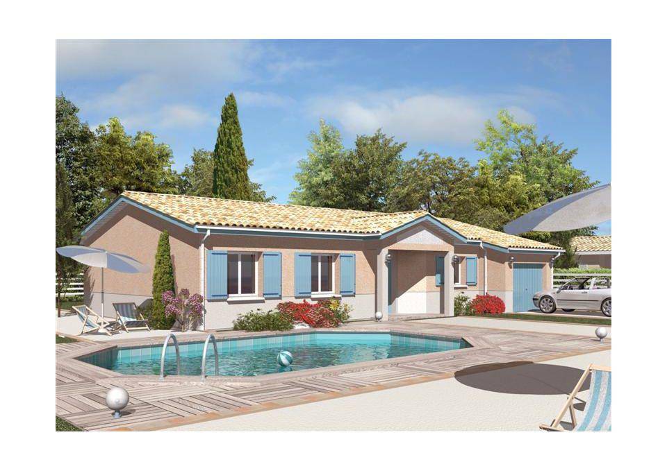 Programme terrain + maison à Saint-Laurent-des-Vignes en Dordogne (24) de 92 m² à vendre au prix de 208000€ - 1