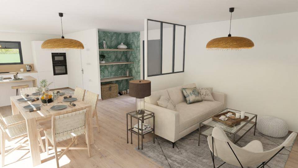 Programme terrain + maison à Saint-Paul-le-Jeune en Ardèche (07) de 106 m² à vendre au prix de 308000€ - 4