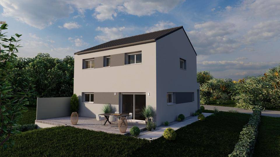 Programme terrain + maison à Metzeresche en Moselle (57) de 116 m² à vendre au prix de 304800€ - 3
