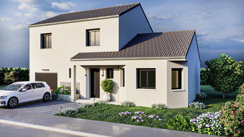 Programme terrain + maison à Jezainville en Meurthe-et-Moselle (54) de 115 m² à vendre au prix de 259000€ - 1