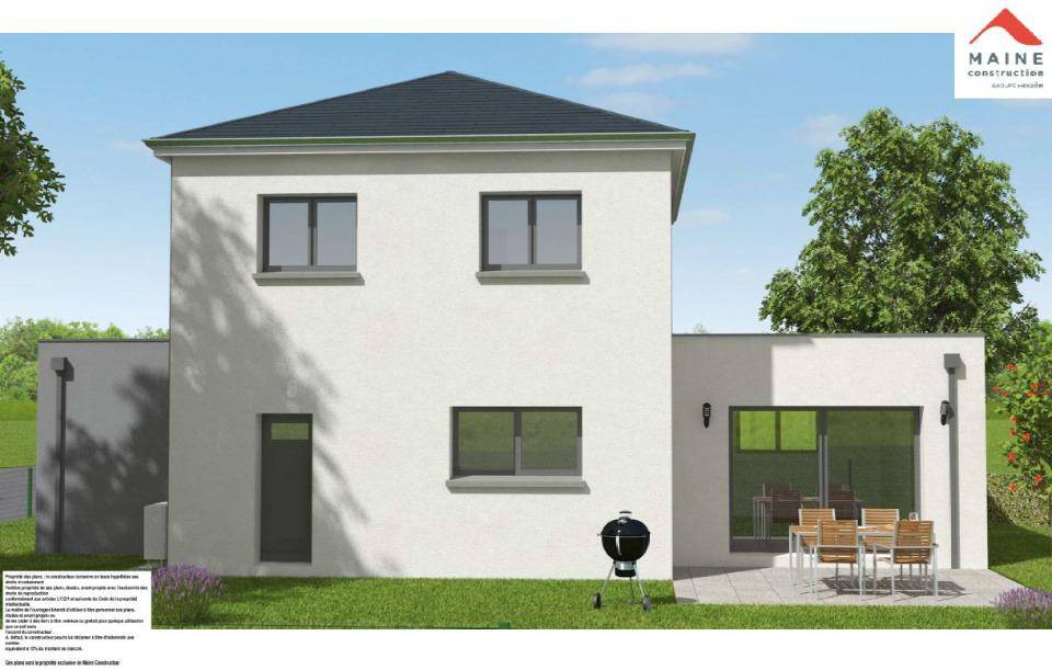 Programme terrain + maison à Pruillé-le-Chétif en Sarthe (72) de 124 m² à vendre au prix de 339000€ - 2