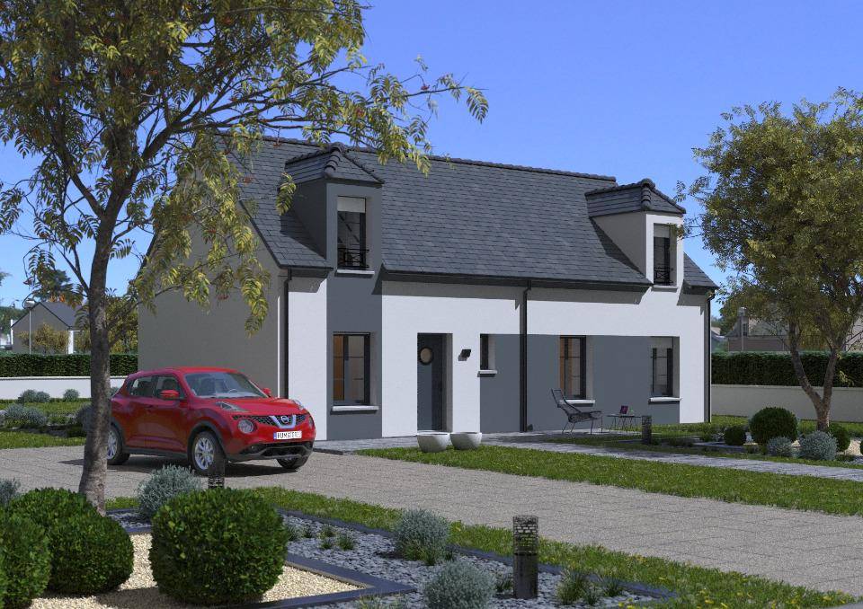Programme terrain + maison à Pringy en Seine-et-Marne (77) de 105 m² à vendre au prix de 304000€ - 1