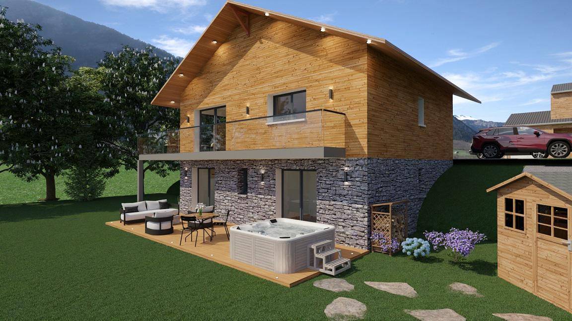 Programme terrain + maison à Abondance en Haute-Savoie (74) de 109 m² à vendre au prix de 478000€ - 2