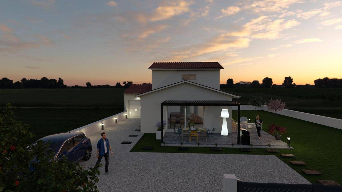 Programme terrain + maison à Crêches-sur-Saône en Saône-et-Loire (71) de 96 m² à vendre au prix de 259000€ - 2