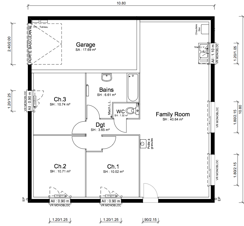 Programme terrain + maison à Nurieux-Volognat en Ain (01) de 84 m² à vendre au prix de 204900€ - 2