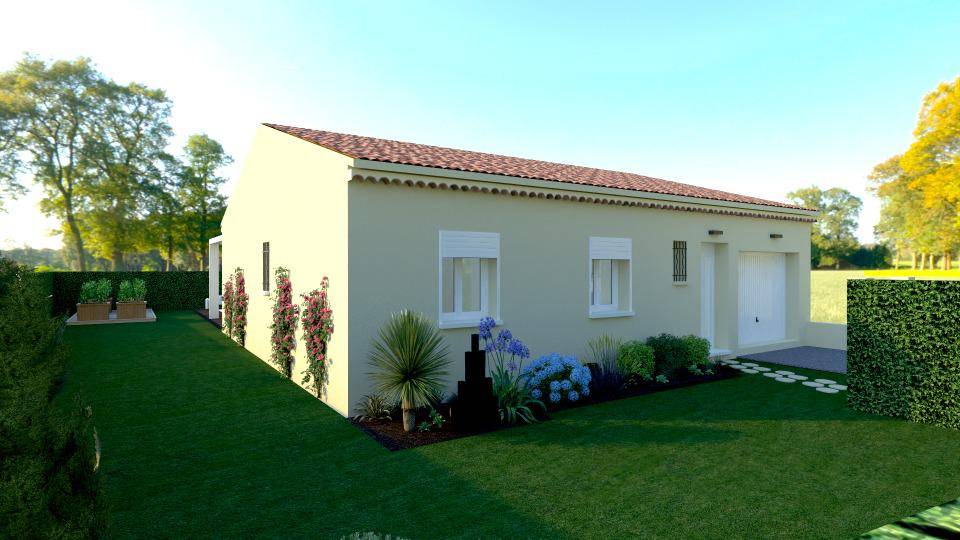 Programme terrain + maison à Le Pontet en Vaucluse (84) de 85 m² à vendre au prix de 315000€ - 1