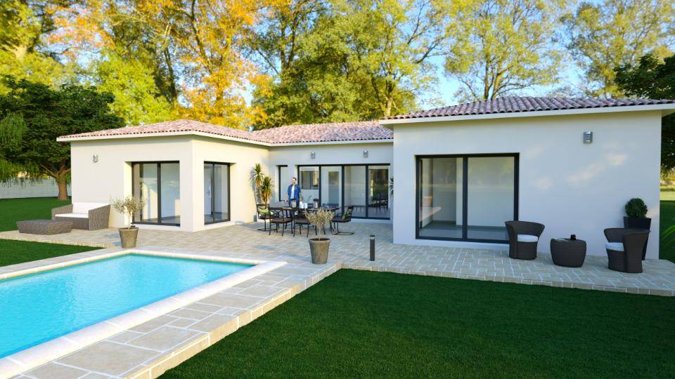 Programme terrain + maison à Grans en Bouches-du-Rhône (13) de 140 m² à vendre au prix de 615000€ - 2