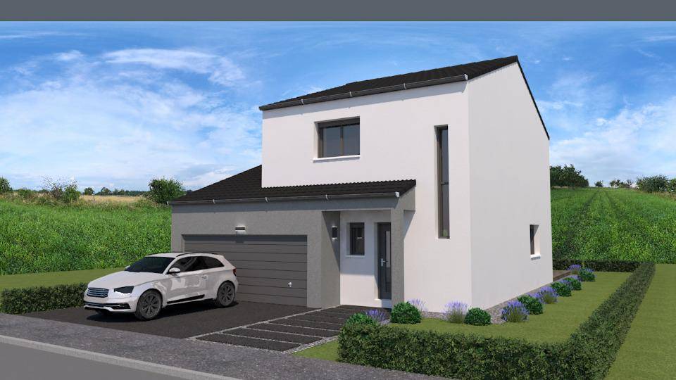 Programme terrain + maison à Jezainville en Meurthe-et-Moselle (54) de 95 m² à vendre au prix de 269000€ - 1