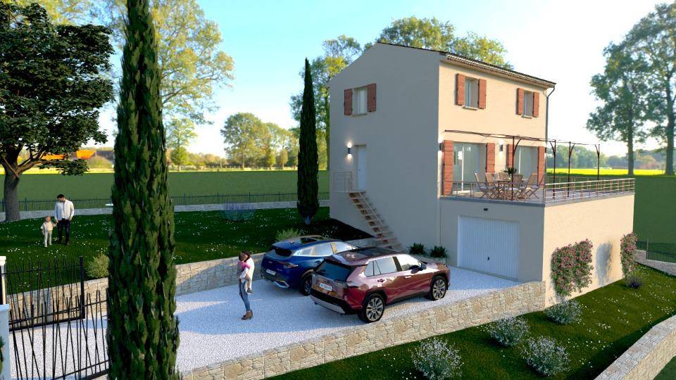 Terrain seul à Puimichel en Alpes-de-Haute-Provence (04) de 649 m² à vendre au prix de 91000€ - 3